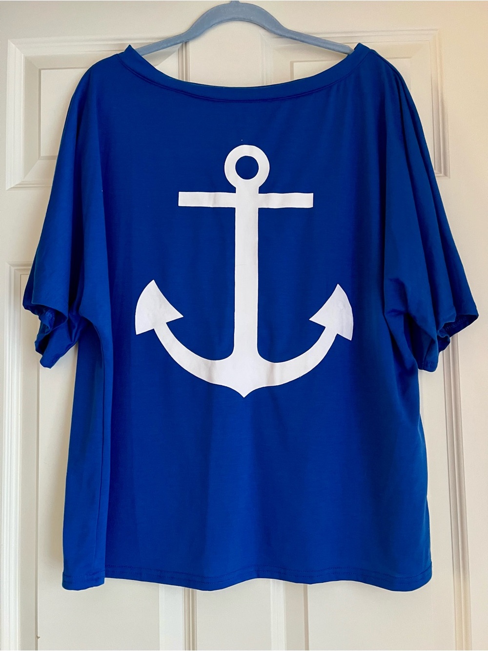 Blue Anchor Graphic Women’s Top